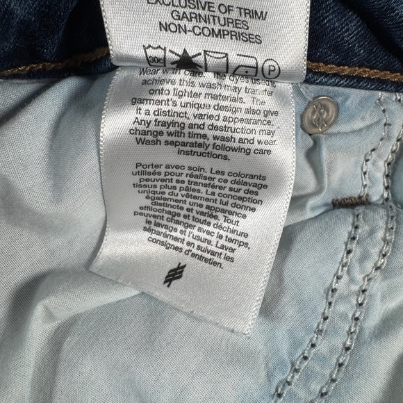 Silver Jeans Womens 18 Blue Boyfriend Straight Mid Rise Medium Wash Stretch - Picture 6 of 11